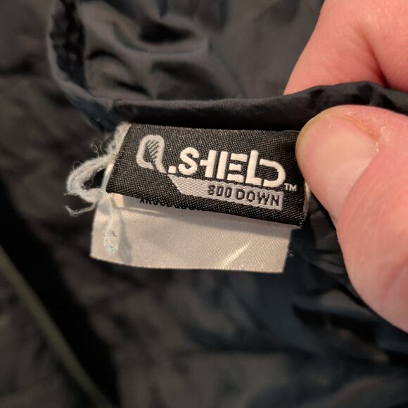 Mountain Hardware Men's Sz M Black Puffer Vest Zip Up 800 Down Fill Q Shield - Picture 3 of 6